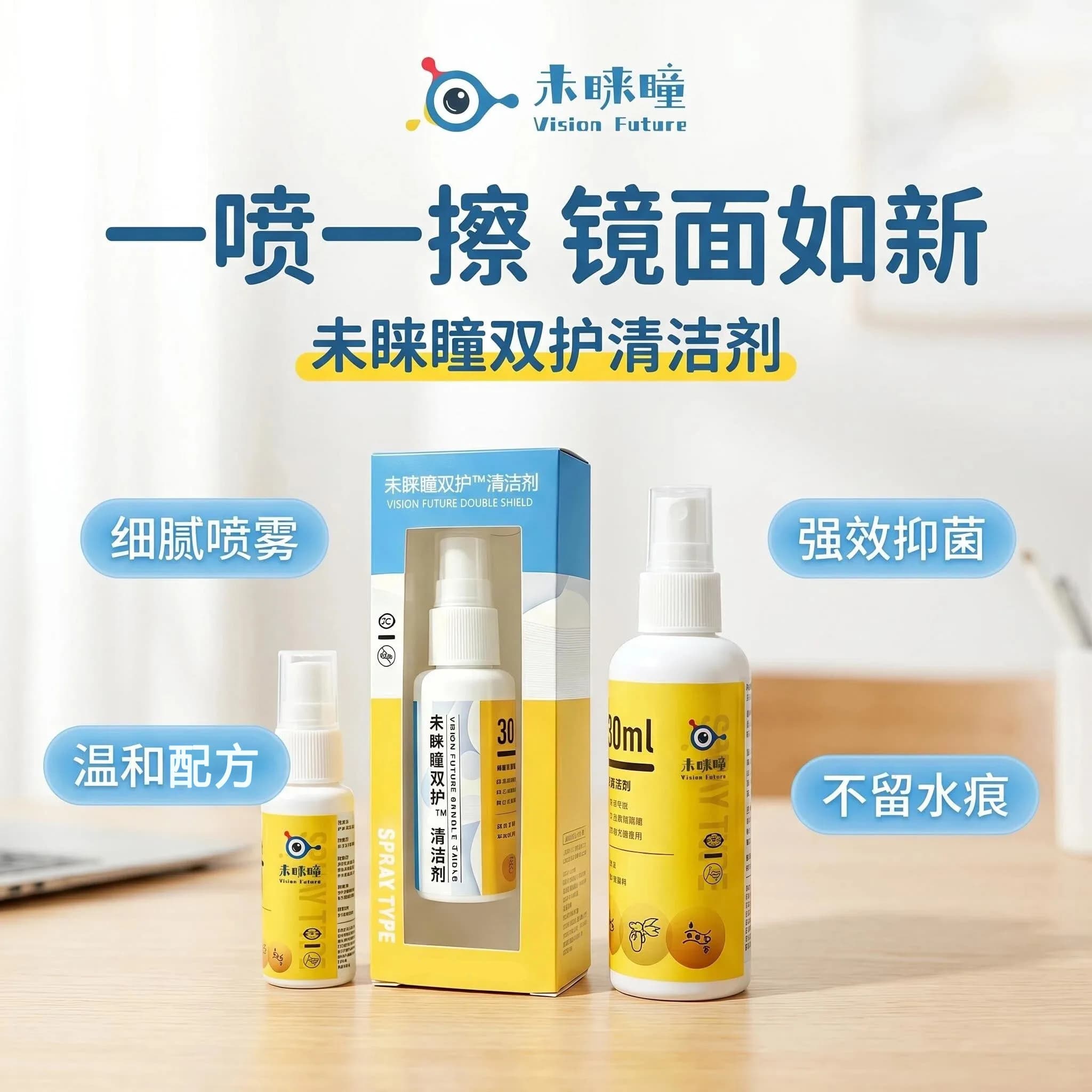 未睐瞳双护™清洁剂